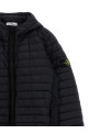 Hooded down jacket Black