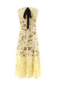 'Yellow crochet lace' midi dress Yellow