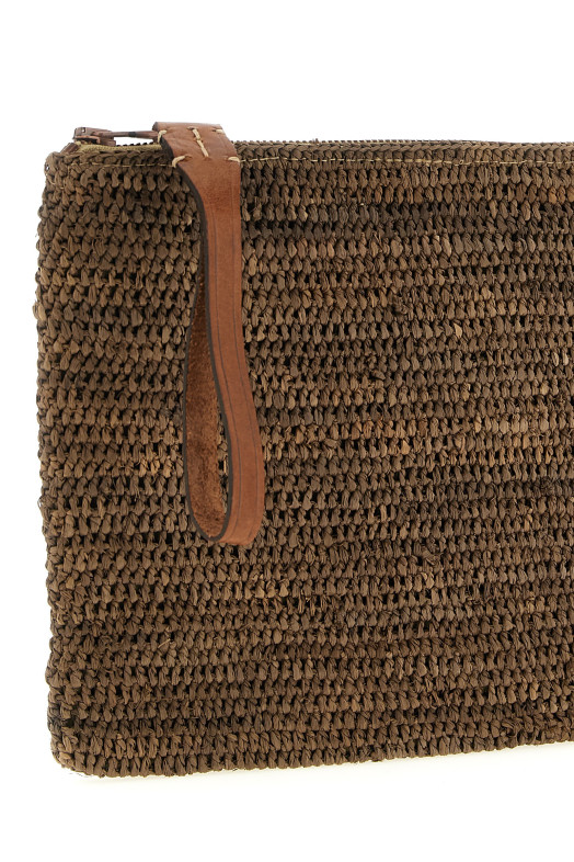 'Ampy' clutch Brown