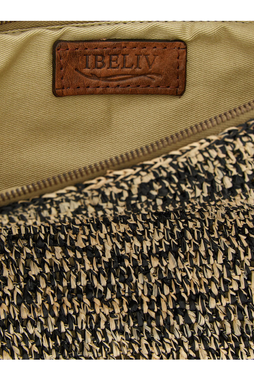 'Ampy' clutch Black-grey