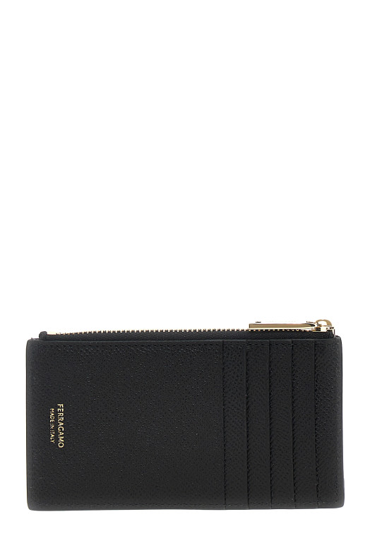 'Gancini' card holder Black