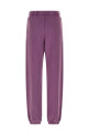 Logo embroidery joggers Purple
