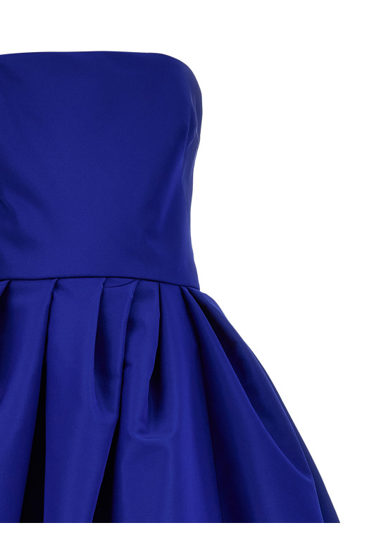 Silk dress Blue