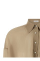 Taffeta shirt Beige