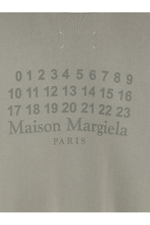 'Numeric signature MM6' hoodie Gray