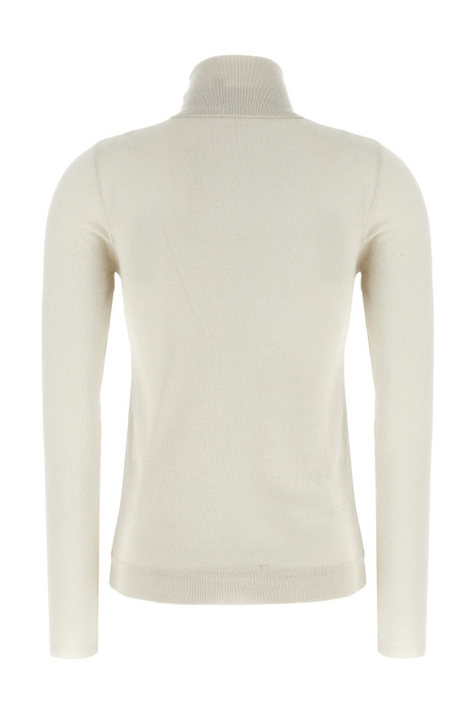 'Sparkling' turtleneck sweater White