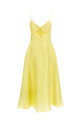 Silk organza dress Yellow
