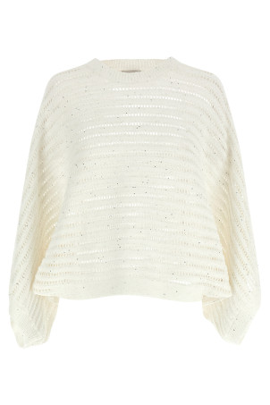 Tricot florette sweater White