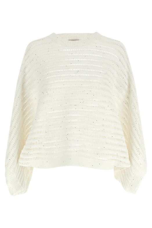 Tricot florette sweater White