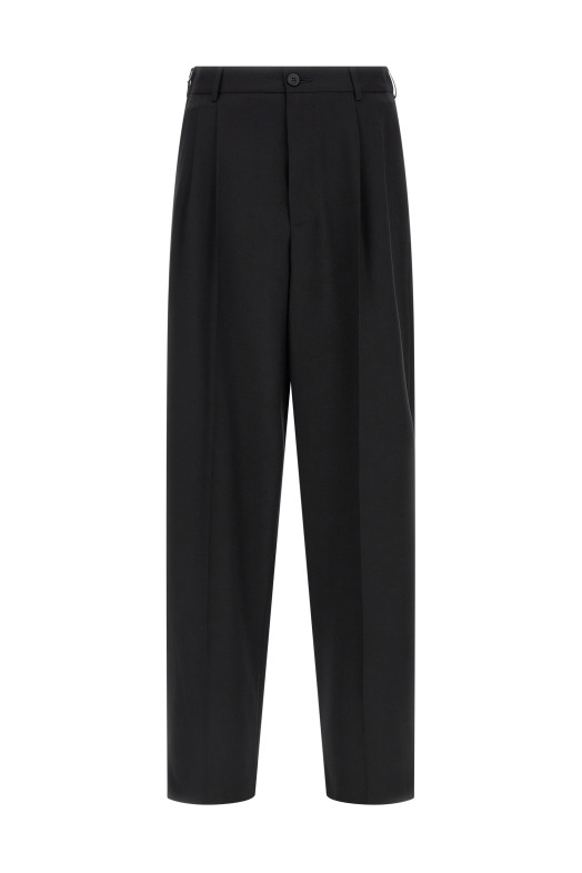 'Classic Zip Double Pince' pants Black