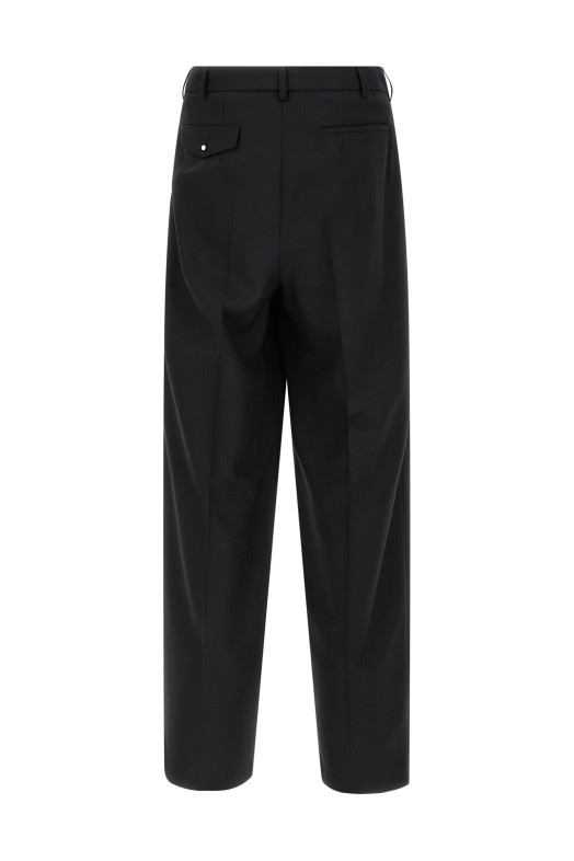 'Classic Zip Double Pince' pants Black