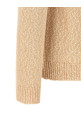 Two-tone yarn sweater Beige