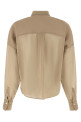 Taffeta shirt Beige