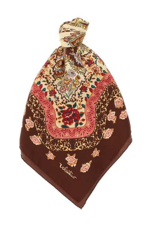 Valentino Garavani 'Shawls' scarf Brown