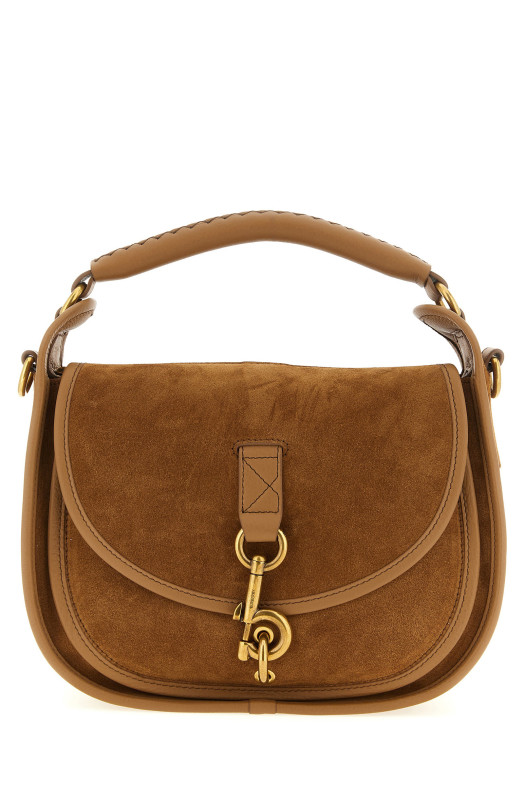'Messenger B Clip' crossbody bag Beige