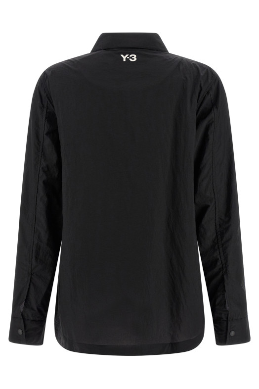 'W RE 3S' overshirt Black