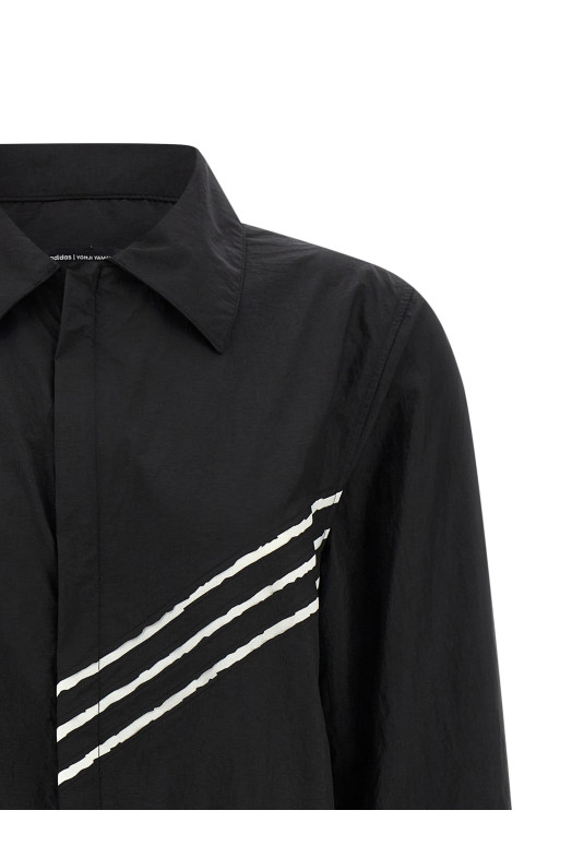 'W RE 3S' overshirt Black