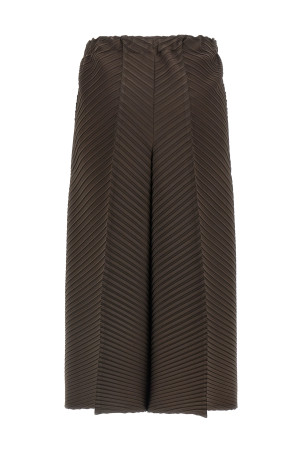 'Plaster Pleats Solid' pants Brown