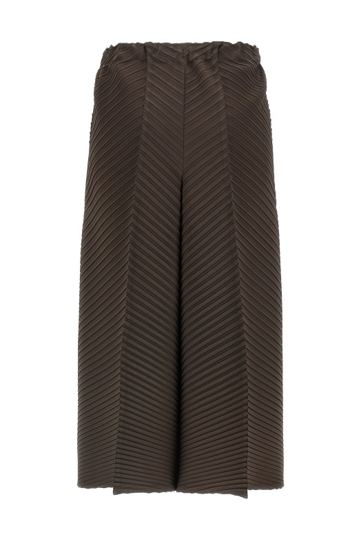 'Plaster Pleats Solid' pants Brown