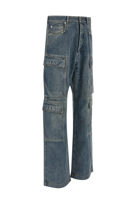 'Double Cargo' jeans Blue
