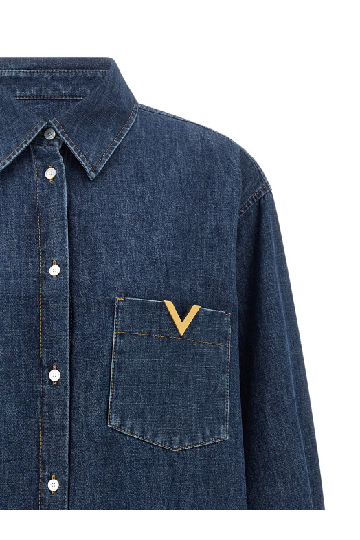 Valentino Garavani VGold shirt Blue