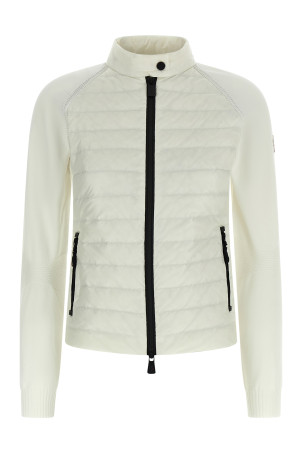 Padded cardigan White