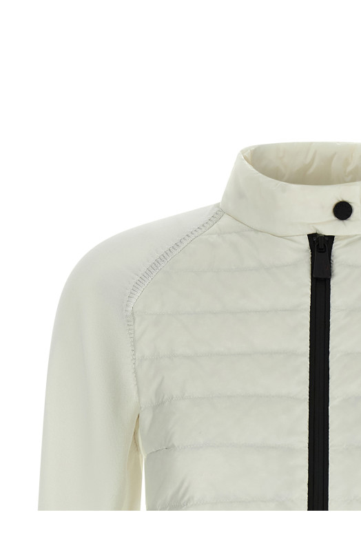 Padded cardigan White