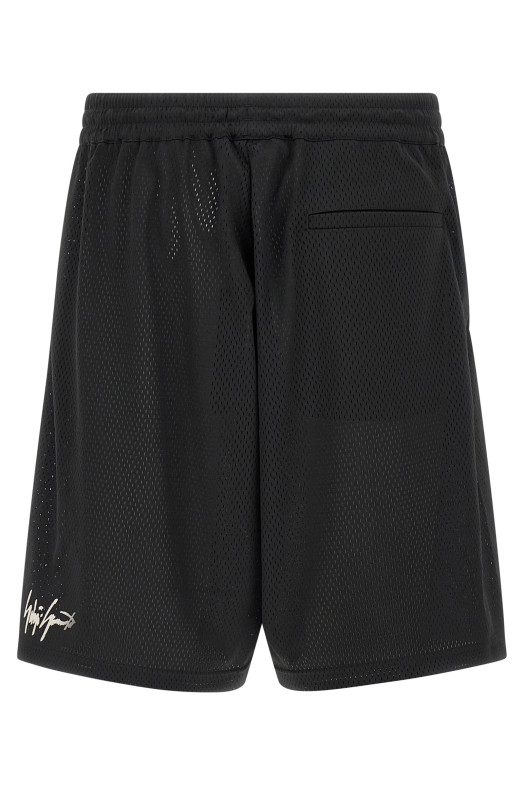 'Y-3 Mesh' bermuda shorts Black