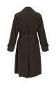 Double-breasted coat Brown