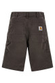 'Single knee' bermuda shorts Brown