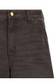 'Single knee' bermuda shorts Brown