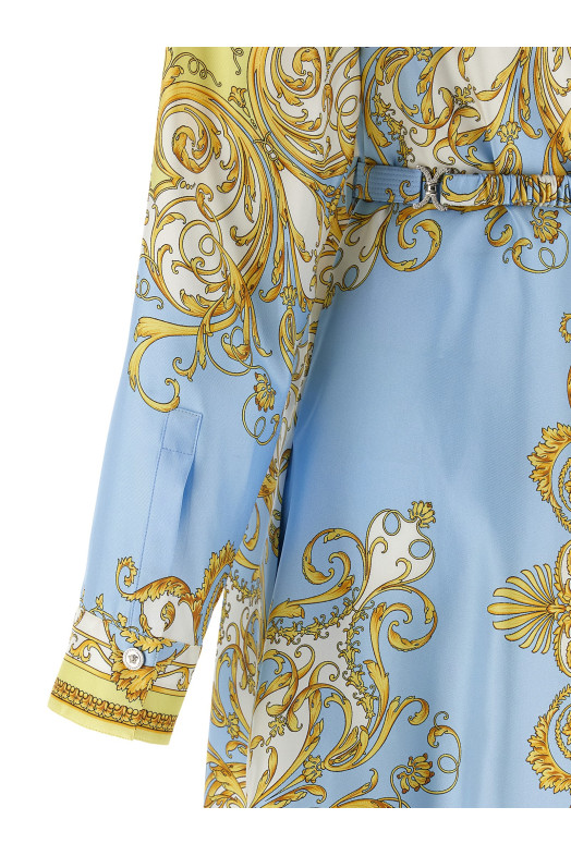 'Spring Barocco' dress BLUE