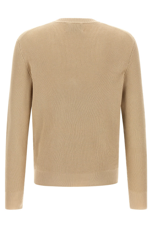 Argyle pattern sweater Beige