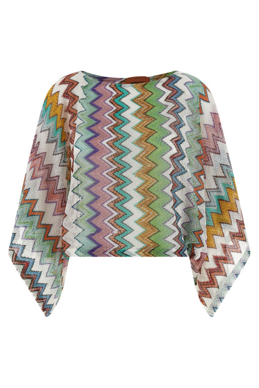 Zigzag top Multicolor