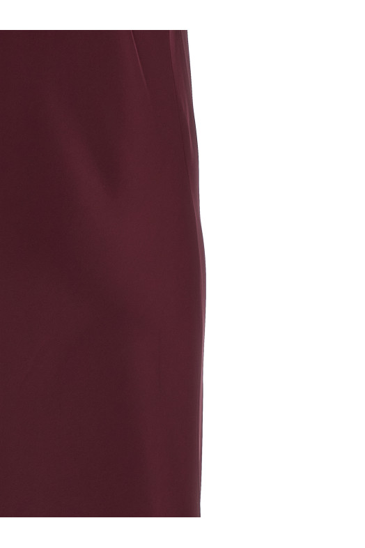 'Bias Slip' midi dress Bordeaux