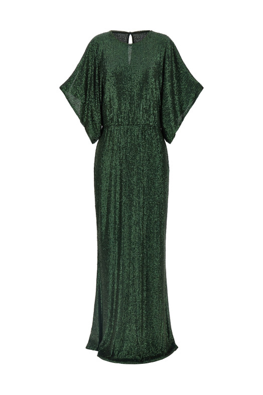'Reverse Obie' dress Green