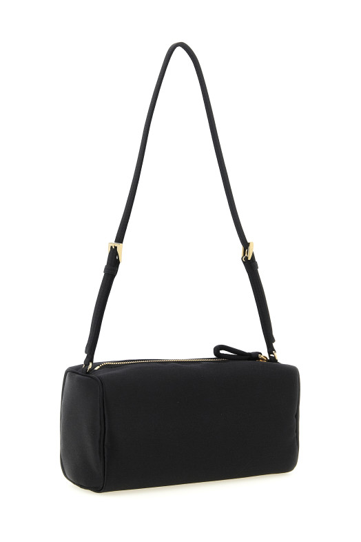 Triangle logo shoulder bag Black