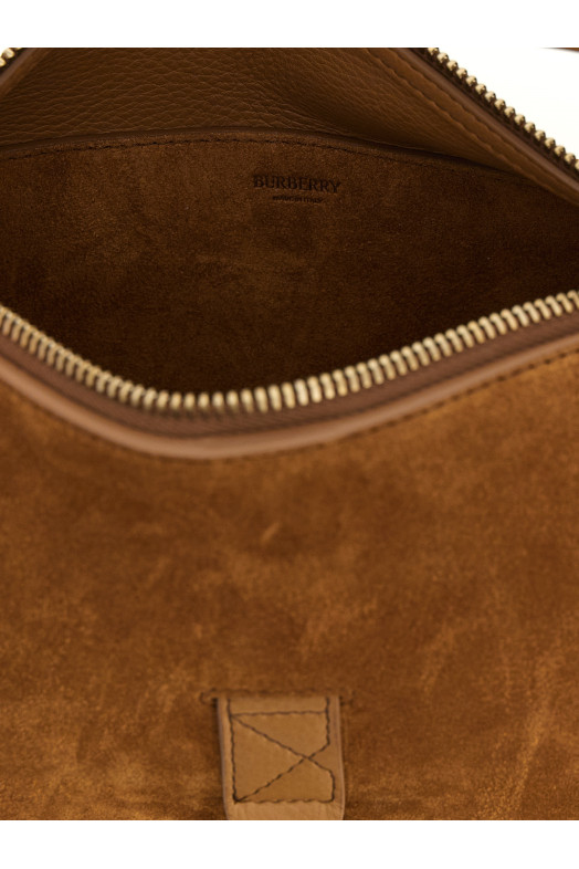 'Messenger B Clip' crossbody bag Beige