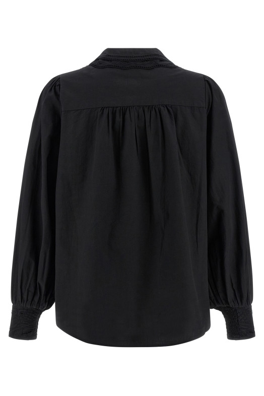 'Black embroidered' shirt Black