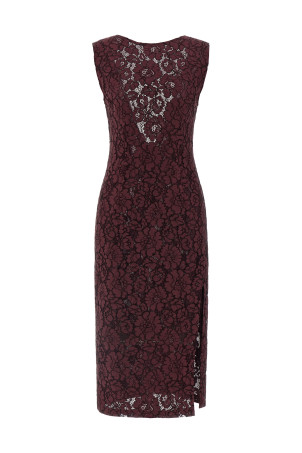 'Drupa' dress Bordeaux