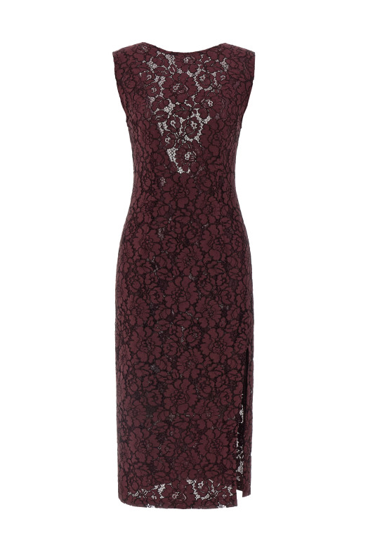 'Drupa' dress Bordeaux