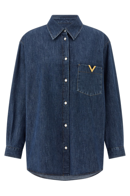 Valentino Garavani VGold shirt Blue