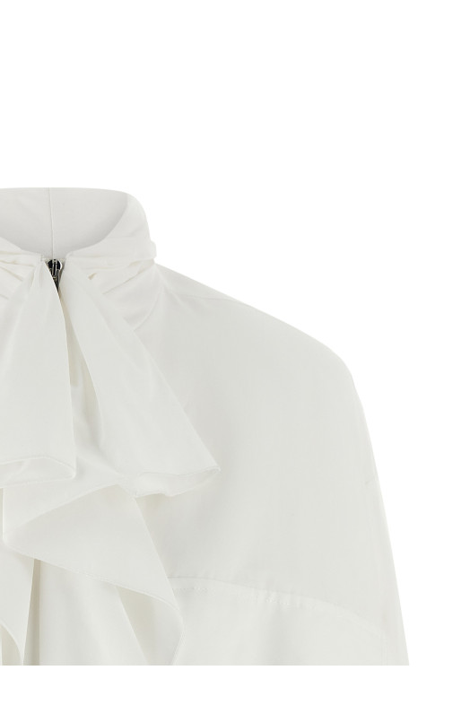 Laullière neck bomber jacket White