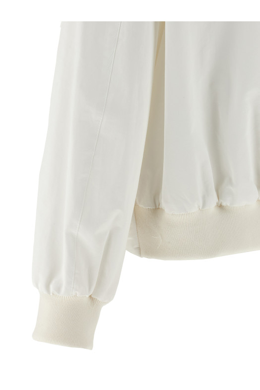 Laullière neck bomber jacket White