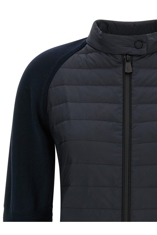 Padded cardigan Blue