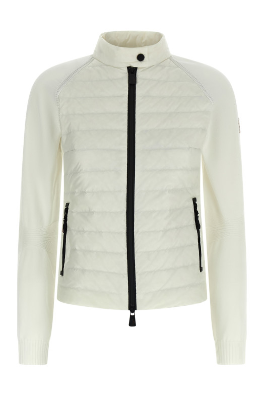 Padded cardigan White