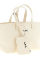 Small 'Le Drummer Toile' shopping bag Beige
