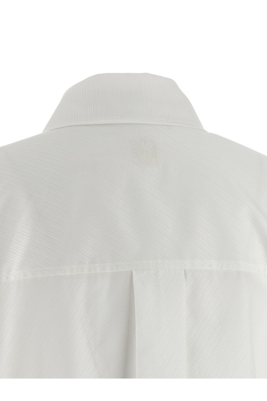 Twisted construction shirt White