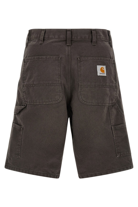 'Single knee' bermuda shorts Brown