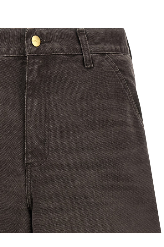'Single knee' bermuda shorts Brown